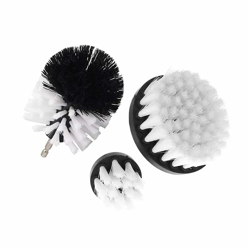 CARDETAIL Carpet Drill Brush - Tapijt Borstel Boormachine (Set van 3)